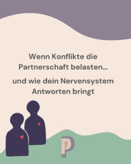 Wenn Konflikte die Partnerschaft belasten…
und wie dein Nervensystem Antworten bringt

Kennst du das?
In eurer Partnerschaft entstehen ständig Konflikte. 
Oftmals schon wegen Kleinigkeiten. Immer wieder diesselben Streitpunkte. 
Du fühlst dich überfordert, missverstanden oder gar nicht richtig gesehen.
Viele Paare kommen genau mit diesen Gefühlen zu uns.
Oft zeigt sich: 
Konflikte entstehen nicht nur durch unterschiedliche Meinungen –
sondern auch, weil unser Nervensystem auf den damit verbundenen Stress reagiert.
Wenn wir innerlich angespannt und emotional stark geladen sind,
kommt es noch viel schneller zu Missverständnissen, Eskalation oder Rückzug.
Unser Nervensystem kann also den Konflikt „anheizen“,
selbst wenn wir das nicht wollen.
Das führt zu einem Teufelskreis:
⟶ Ich fühle mich angegriffen:
mein Nervensystem fährt hoch
⟶ Ich reagiere stärker oder ziehe mich zurück: 
mein Partner reagiert ebenfalls gestresst
⟶ Missverständnisse und Konflikte 
eskalieren: 
beide bleiben im Alarmmodus

Und so verstärkt sich der Stress gegenseitig – bis keiner mehr richtig zuhört. 

Wenn wir jedoch lernen, unser Nervensystem zu regulieren,
entstehen wieder Räume für:
✨ Zuhören und Verstehen
✨ Eigene Bedürfnisse wahrnehmen
✨ Konflikte konstruktiv lösen
✨ Nähe und Verbundenheit spüren

In unserer Begleitung schaffen wir genau diesen Rahmen –
für jeden Einzelnen und für die Partnerschaft als Ganzes. 
💛 Schritt für Schritt
💛 In einem Tempo, das zu euch passt

Habt ihr auch schon erlebt, dass Stress im Alltag die Verbindung zueinander erschwert?
Teilt eure Gedanken gern in den Kommentaren. 👇

#partnerschaft #beziehung #konflikte #elternsein
#nervensystemregulation #emotionaleregulation #achtsamkeit 
#paarberatung #paartherapie #elternberatung #psychologischeberatung #psychotherapie
#koblenz #waldesch #rheinmosel

---
Pädagogische Psychologische Praxis
Psychologische Beratung · Psychotherapie (HPG) · Coaching
für Kinder, Jugendliche, Erwachsene, Paare und Familien
📲 @praxis_pundp
📱 0175 4492317
✉️ kontakt@pundp.org
📍 Im Vogelsang 13 · 56323 Waldesch (bei Koblenz)
🌐 www.pundp.org